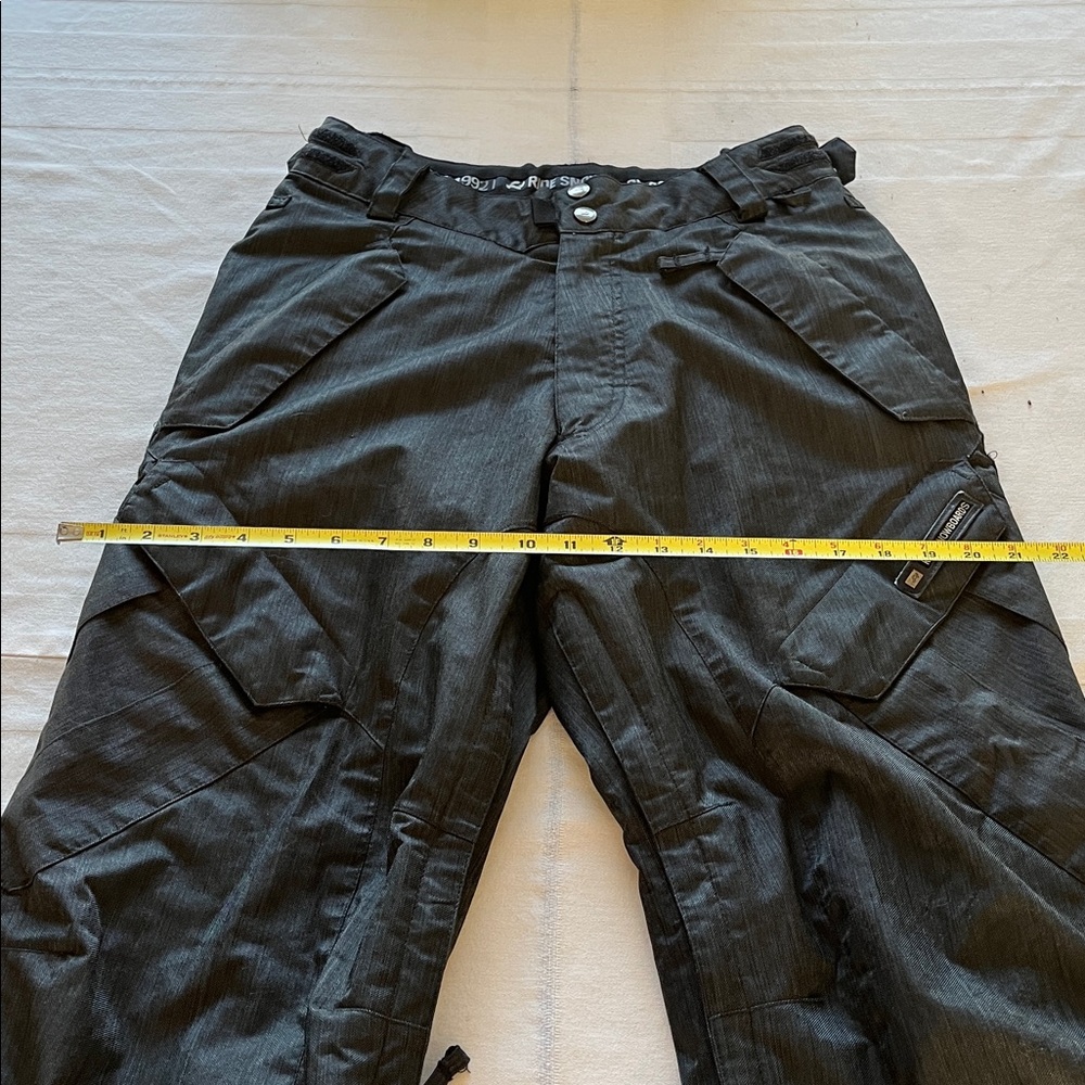 Ride Snow Board CO Men’s Waterproof Black and Grey Color Scheme Pants Size Small - Picture 8 of 8